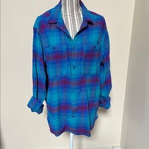 Blue and Purple Flannel